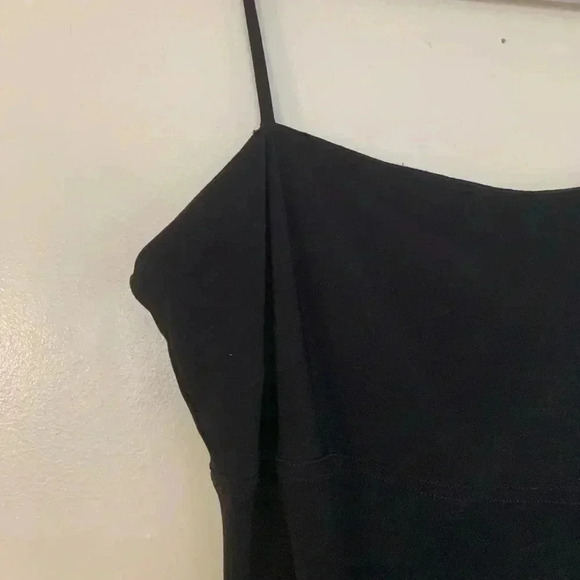 Joseph Ribkoff jersey like knit black cocktail dress w gathers at the waist - Picture 1 of 10